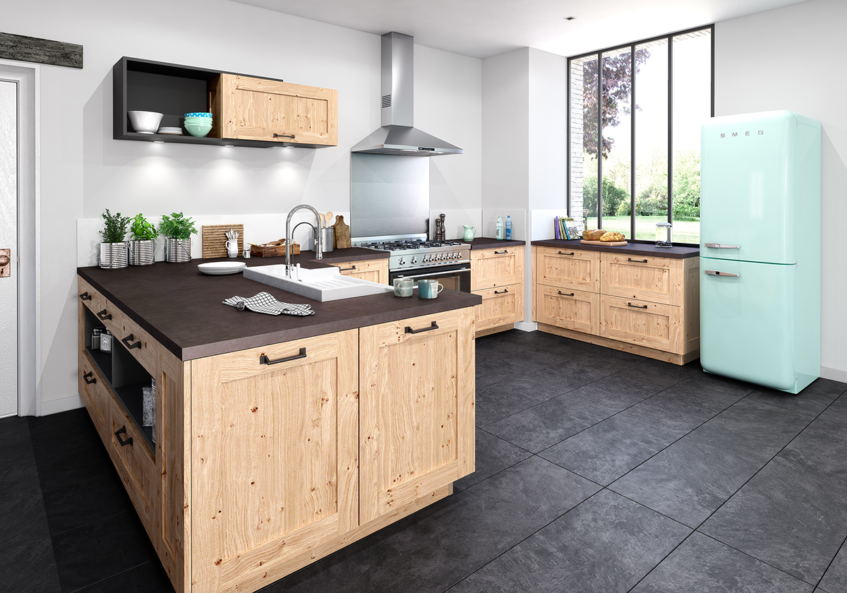 Cuisine sur mesure en bois