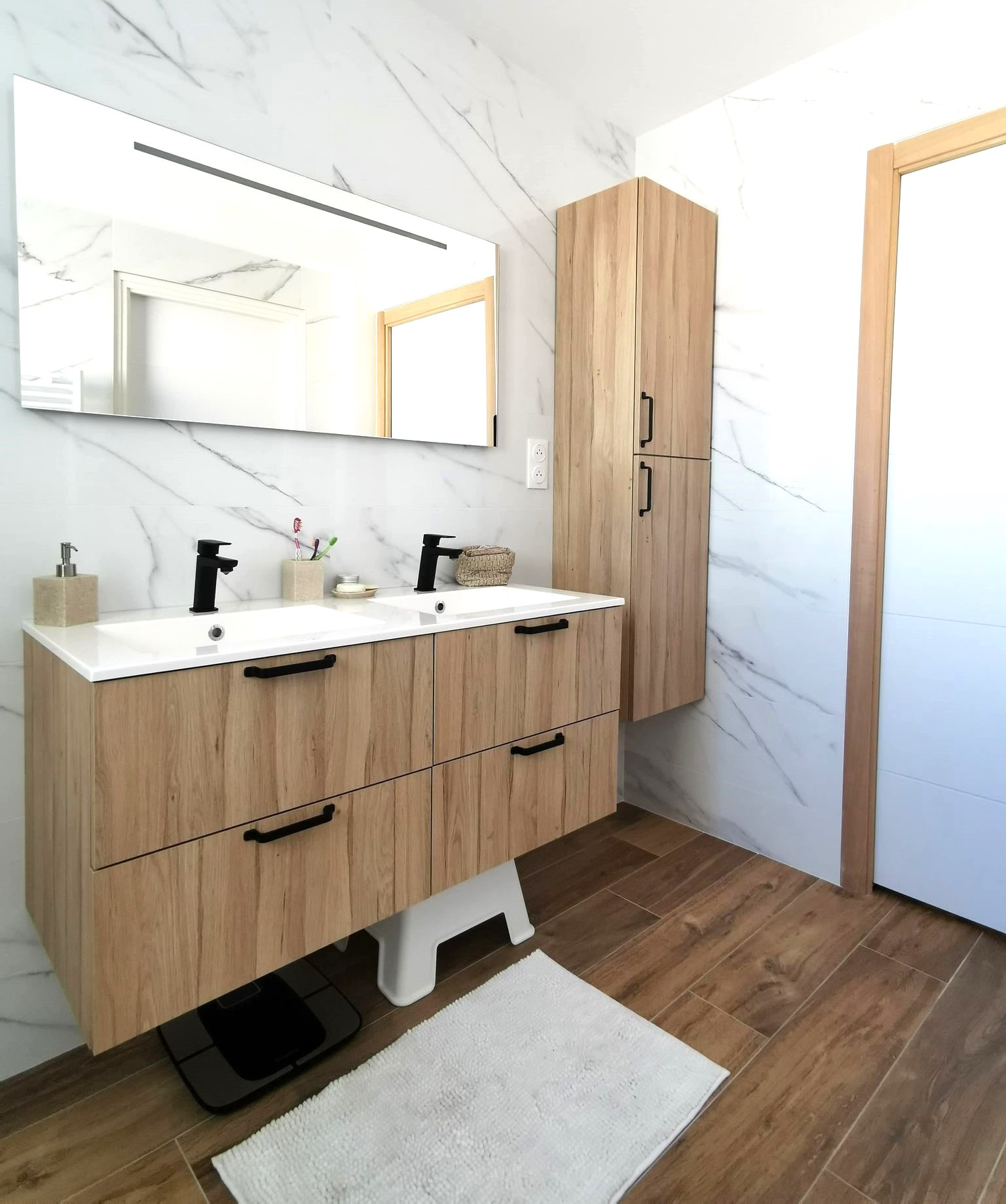 Salle de bain bois
