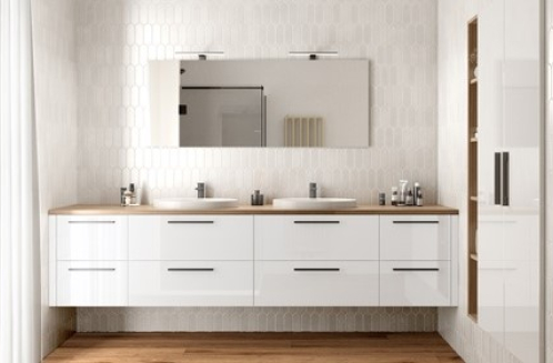 Cuisine blanche brillante